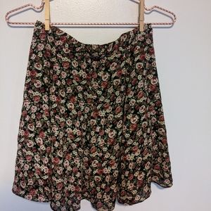 Short Floral Skirt